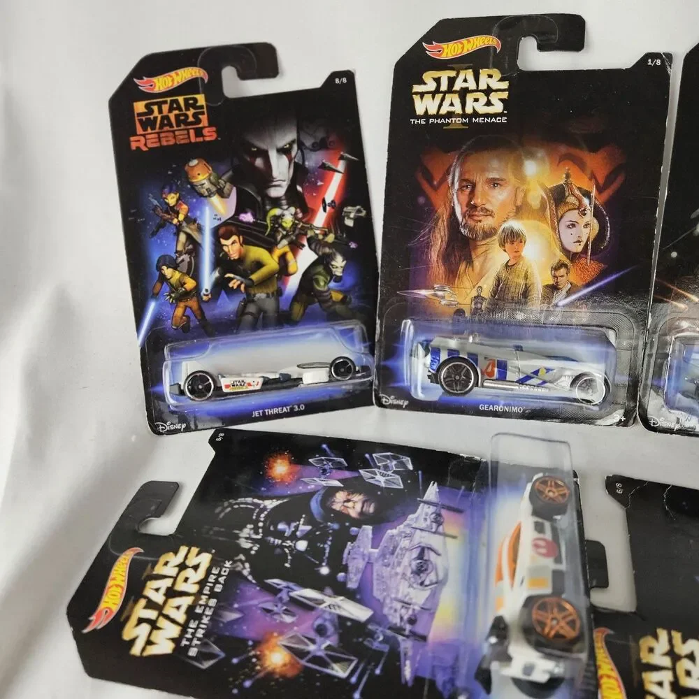 Hot Wheels Walmart Exclusive Star Wars Cars Complete Set Of 8